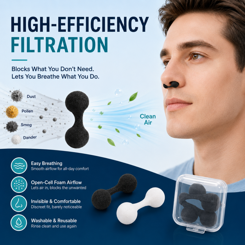 🐕2026 HOT SALE🥳💞50K+ SOLD! Invisible Washable Dustproof Nose Filters
