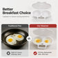 🥳2026 HOT SALE🥳💞50K+ SOLD! 🥗🎁 50% OFF! Microwave Egg Poacher——Dual‑cavity, non‑stick & easy clean. Healthier than frying – stock up & save! 🏠✅