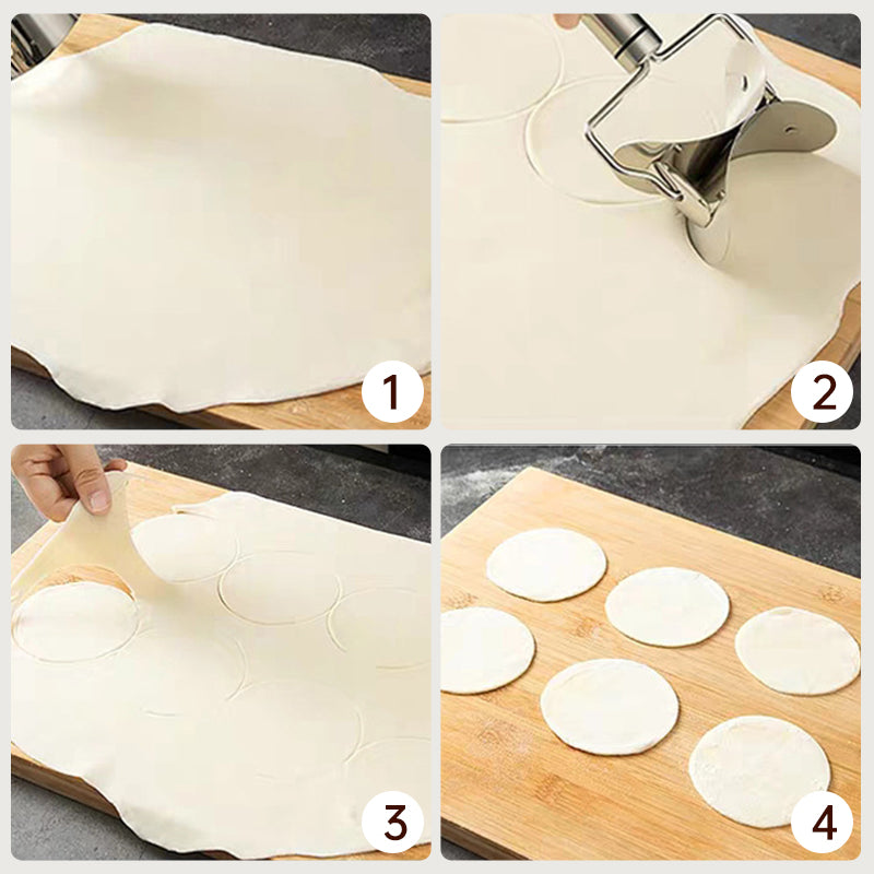 🥳2026 HOT SALE 50% OFF! 🥳💞50K+ SOLD! Stainless Steel Dumpling Wrapper Cutter