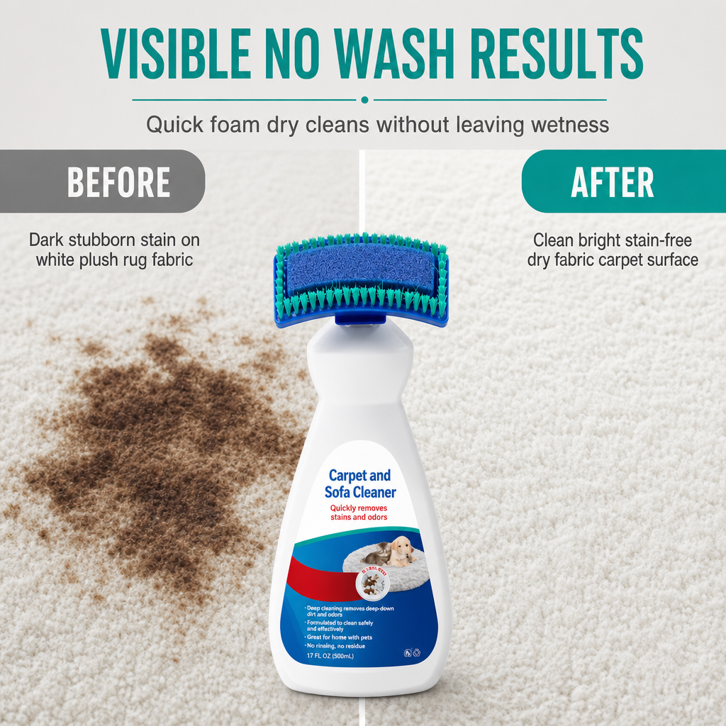 🥳2026 HOT SALE🥳💞50K+ SOLD! 🥩🍴 50% OFF!Waterless Fabric and Carpet Cleaner