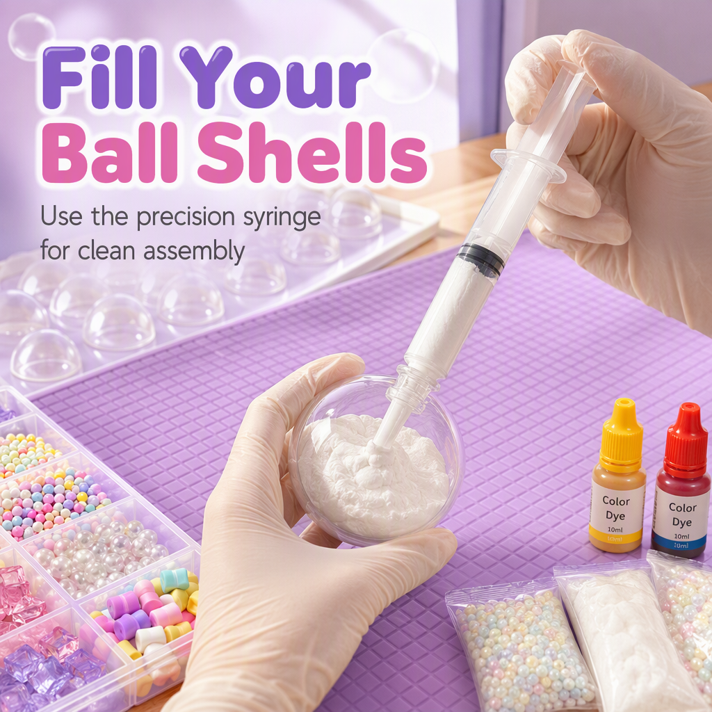 Craft Your Own Squeeze Balls Instantly! No-Mess Leak-Proof DIY Kit