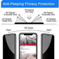 Custodia magnetica anti-peep per iPhone