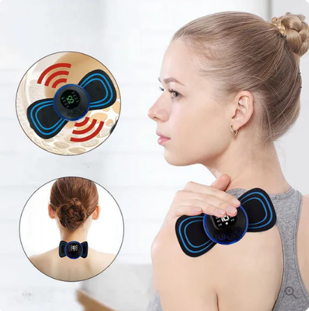 Massaggiatore portatile con 8 modalità e schermo LCD